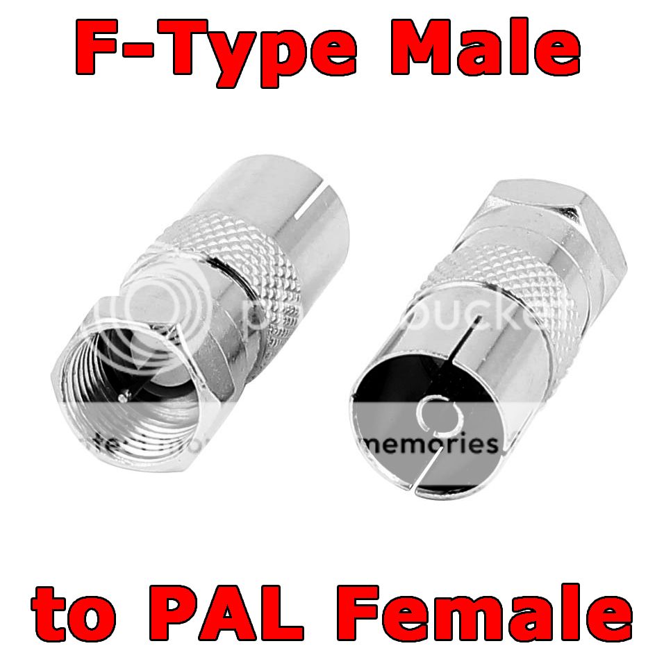 View Tv Antenna Cable Adapter F Type Male To Pal Female